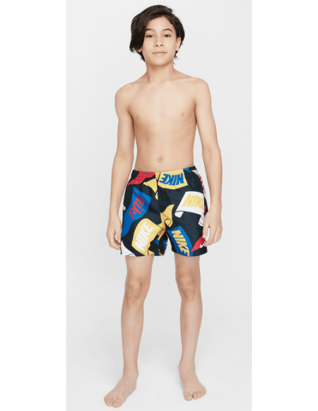 Nike Breaker 4 Volley Boys Swimsuit - Black