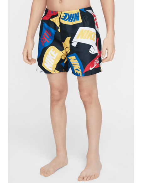 Costume da Bagno Ragazzo Nike Breaker 4 Volley - Nero