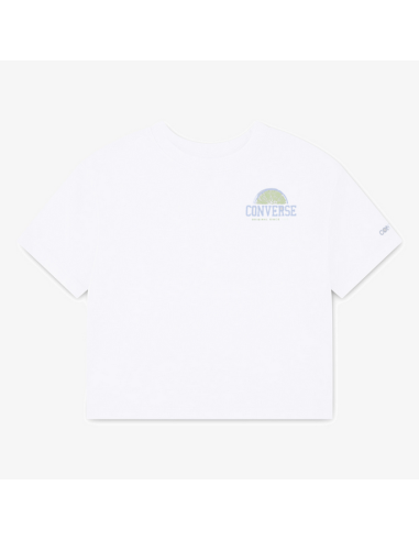 Converse CNVG FRONT BACK FRUIT BOXY TEE Girl T-shirt - White