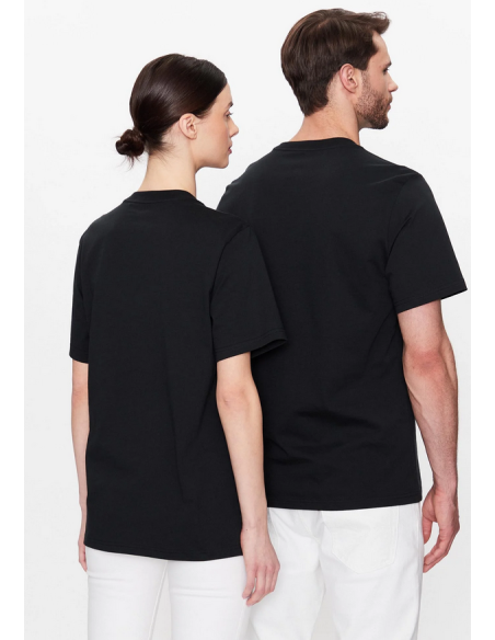 Unisex Converse Go-To Embroidered Star Chevron Standard Fit T-Shirt - Schwarz
