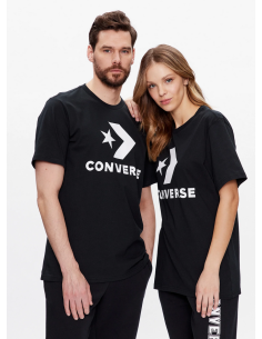 Converse Boosted Star Chevron Unisex T-shirt - Black