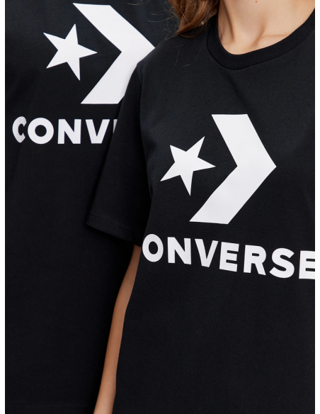 Converse Boosted Star Chevron Unisex T-shirt - Black