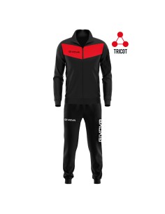 CHANDAL GIVOVA VISA DEPORTIVO NEGRO / ROJO