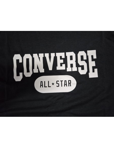 T-shirt Unisex Converse Retrò Logo Standard Fit - Nero