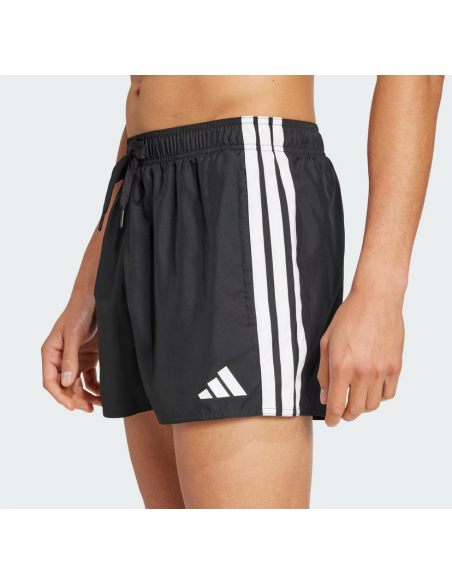 Adidas 3-Streifen Herren Badeanzug - Schwarz
