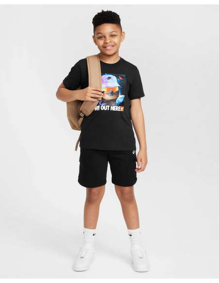 Nike Tee Sloth Jungen T-Shirt - Schwarz