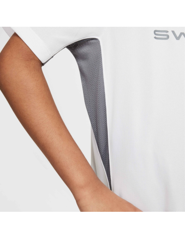 T-shirt Nike Swoosh Dri-Fit pour garçon - Blanc