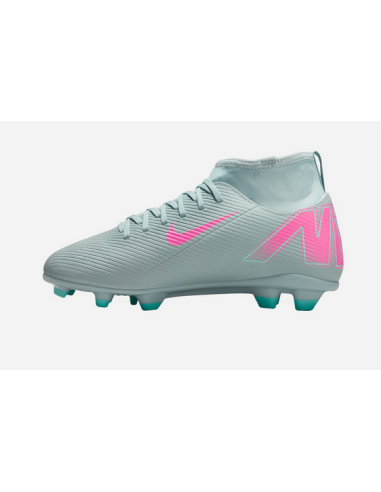 Chaussures de football Nike Jr Superfly 10 Club FG/MG pour garçon - Gris