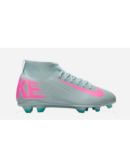 Nike Jr Superfly 10 Club FG/MG Boys Football Boots - Grey