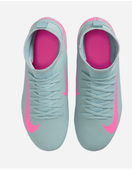Nike Jr Superfly 10 Club FG/MG Jungen Fußballschuhe - Grau