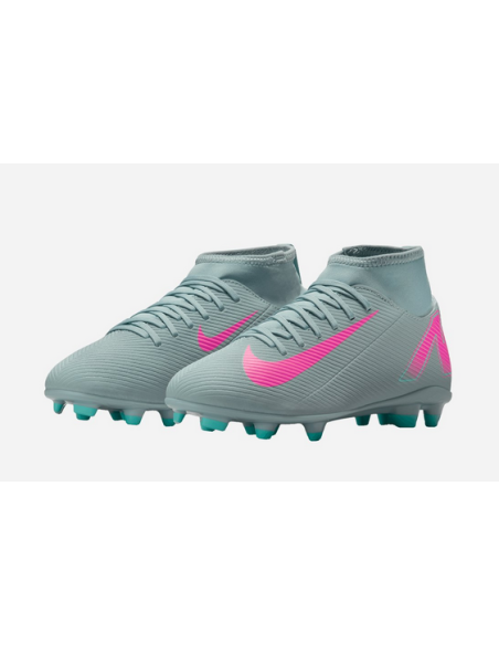 Botas de fútbol para niños Nike Jr Superfly 10 Club FG/MG - Gris