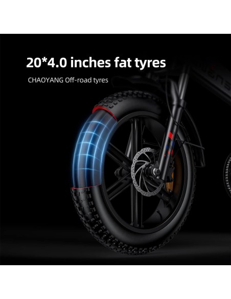 Vélo électrique pliant ENGINE X 250W - blanc