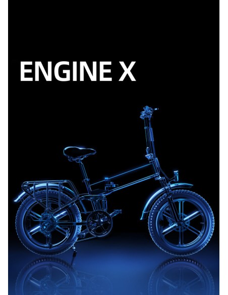 Vélo électrique pliant ENGINE X 250W - noir