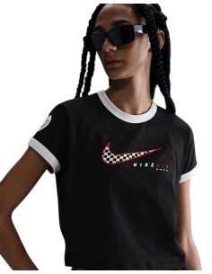 Camiseta Nike Sportswear Club para mujer - Negra