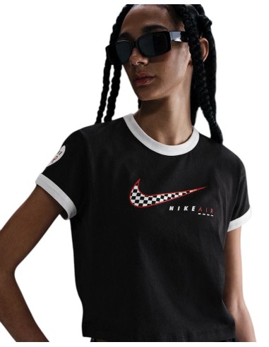 T-shirt Donna Nike Sportswear Club - Nero