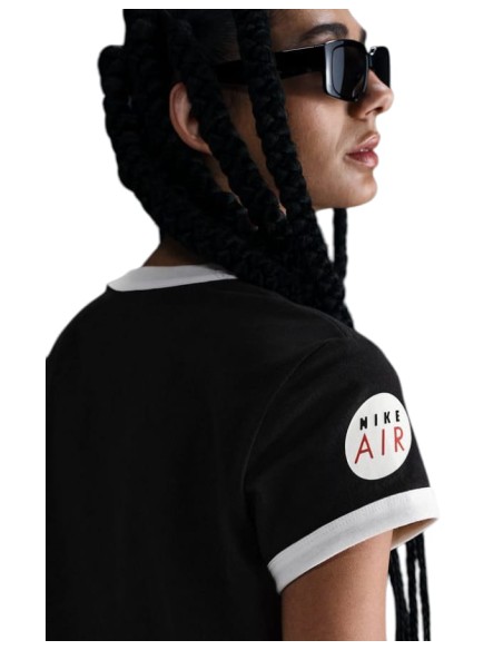 T-shirt Donna Nike Sportswear Club - Nero