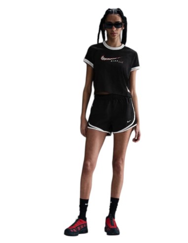 Nike Sportswear Club Damen-T-Shirt - Schwarz