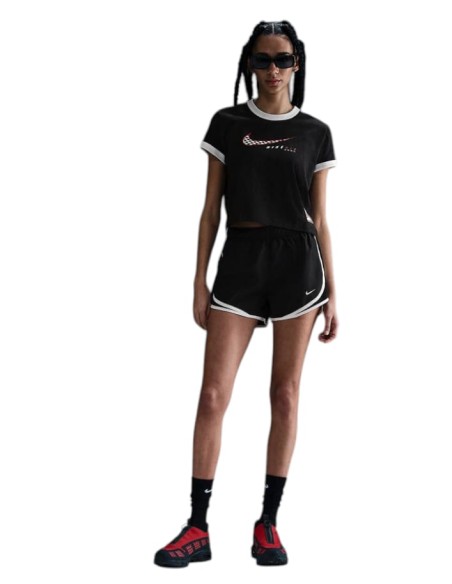 Nike Sportswear Club Damen-T-Shirt - Schwarz