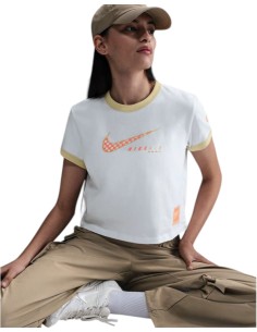 Nike Sportswear Club Damen-T-Shirt - Weiß 2