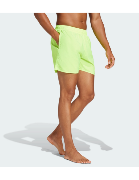 Adidas Solid CLX Men's Swimsuit - Fluorescent Yellow