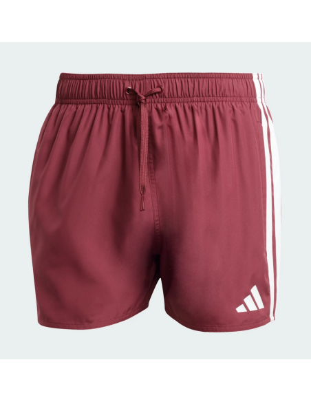 Maillot de bain Adidas 3-Stripes pour Hommes - Bordeaux