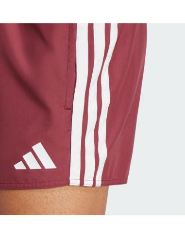 Adidas 3-Streifen Herren Badeanzug - Bordeaux