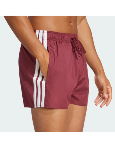 Adidas 3-Stripes Men's Swimsuit - Bordeaux