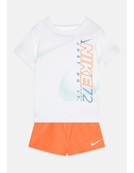 Nike Rhythm Kids Tee Set - White/Orange