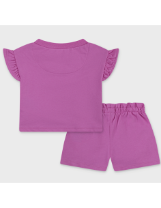 Completo Bambina Nike French Terry Set - Fucsia 2