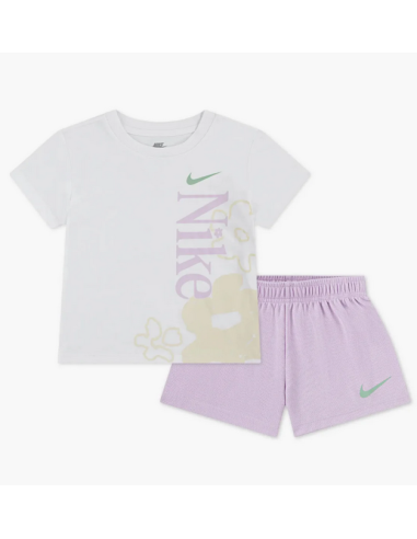 Nike Wild Flower Girls' Outfit - White