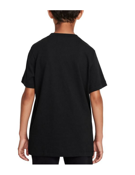 T-shirt Ragazzo Nike Multi Logo - Nero