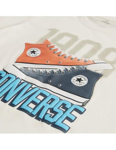 Completo Ragazzo Converse Retro Remix - Beige/Blu