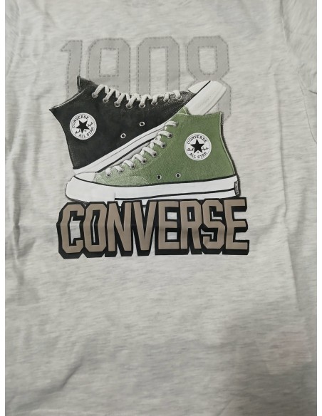 Completo Ragazzo Converse Retro Remix - Grigio/Verde