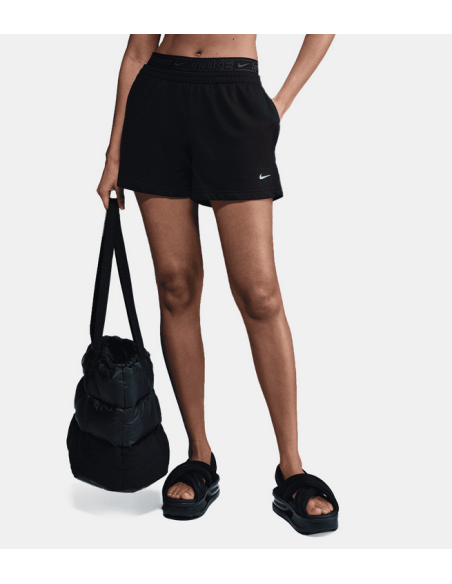 Nike Chill Terry Damen Shorts - Schwarz