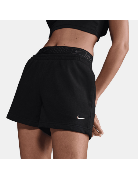 Nike Chill Terry Damen Shorts - Schwarz
