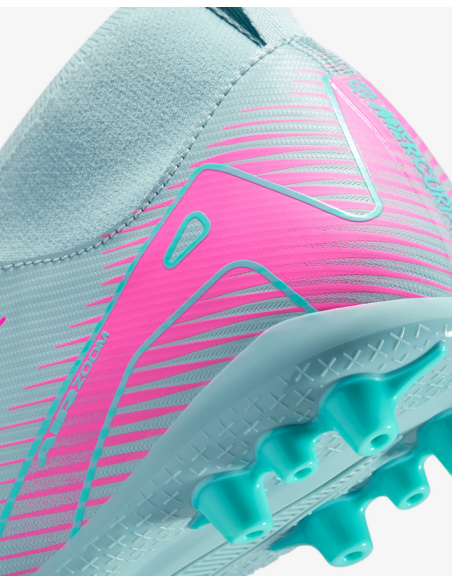 Botas de fútbol Nike Jr Superfly 10 Academy para niño - Gris