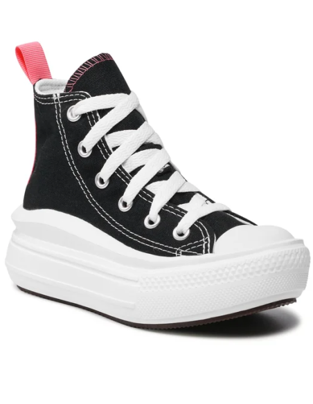 Chaussures Converse Chuck Taylor All Star Move à plateforme pour fille - Noir