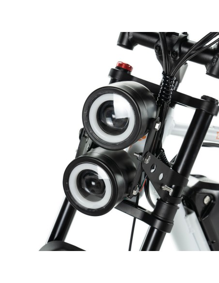 Bicicleta eléctrica estilo motocicleta Engwe M20 - Batería única de 750 W