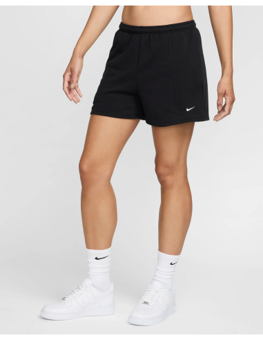 Nike French Terry Damen Shorts - Schwarz