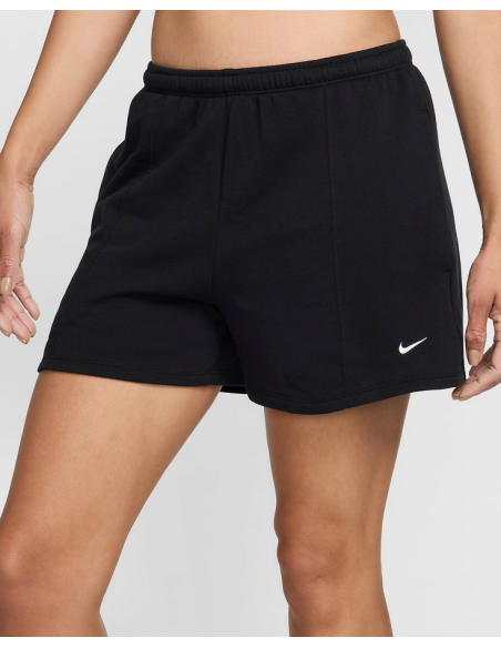 Nike French Terry Damen Shorts - Schwarz