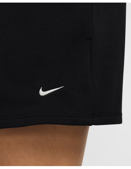 Nike French Terry Damen Shorts - Schwarz