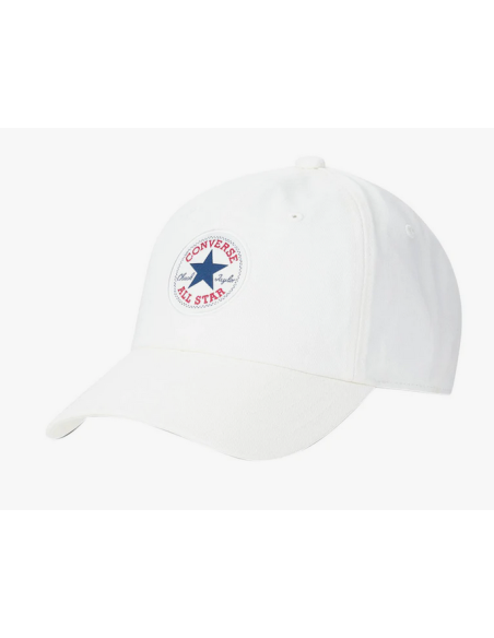 Converse Unisex All Star Patch Baseball Hat - White