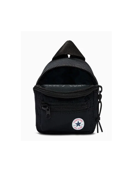 Converse Mini Go 2 Pouch Backpack Keychain - Black