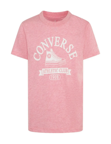 Camiseta Converse Lt Jellyfish Jitter Htr para niña - Rosa