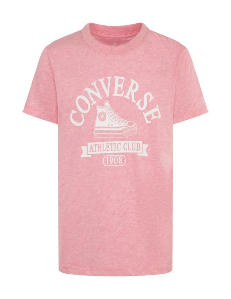 Converse Lt Jellyfish Jitter Htr Girls T-Shirt - Pink
