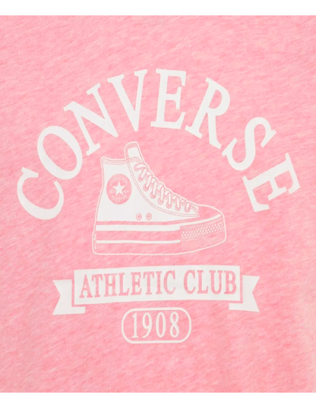 Camiseta Converse Lt Jellyfish Jitter Htr para niña - Rosa