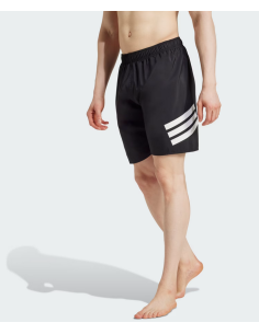 Costume da Bagno Uomo Adidas 3-Stripes - Nero