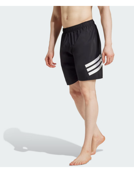 Adidas 3 Rayas Bañador Hombre - Negro