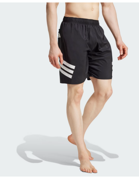 Costume da Bagno Uomo Adidas 3-Stripes - Nero
