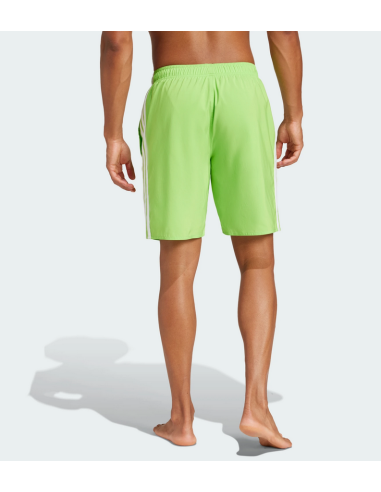 Bañador Hombre Adidas 3 Rayas - Verde fluorescente